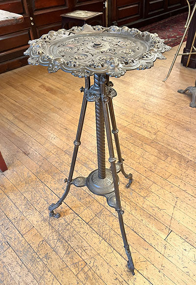 Antique 1800s Early 1900s Three Footed Cast Occasional Table