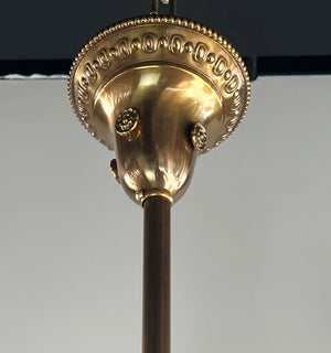 Incredible 1905 Edwardian Five Light Chandelier Attrubited to R. Williamson of Chicago