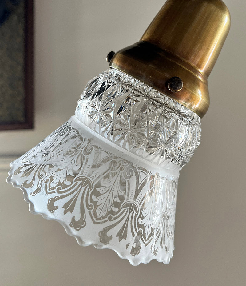 Antique Circa 1900 Early Electric Transitional Late