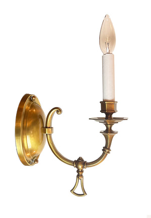 $900 PAIR - Circa 1903 Gibson Gas Works Converted Gas Wall Sconces