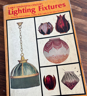 Incredible Circa 1900-05 26" wide Arts and Crafts Fixture Made by R. Williamson Lamp Company of Chicago