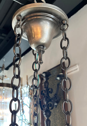Antique Circa 1930 Art Deco Consolidated Glass Co. Pendant