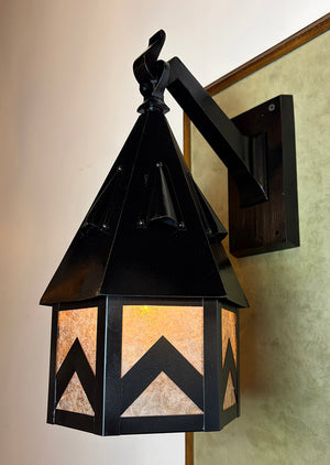 $1100 PAIR - Antique 1930s Art Deco - Arts and Crafts Exterior Wall Sconces