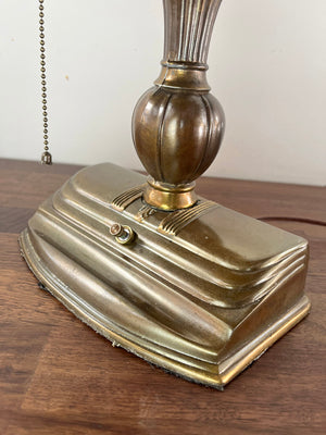 Anitque Circa 1930s Art Deco Desk Lamp with Original Finish