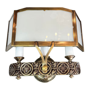 $1650 PAIR  -  Antique Circa 1925-30 Art Deco Wall Sconces