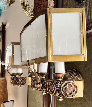 $1650 PAIR  -  Antique Circa 1925-30 Art Deco Wall Sconces