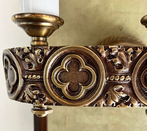 $1650 PAIR  -  Antique Circa 1925-30 Art Deco Wall Sconces