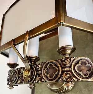 $1650 PAIR  -  Antique Circa 1925-30 Art Deco Wall Sconces