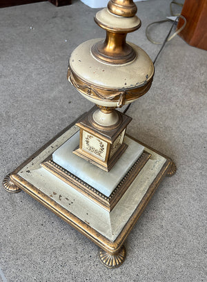 Antique Circa 1930 Art Deco Torchiere Lamp Attributed to Lightolier