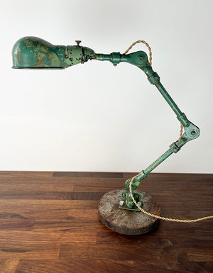 Antique Drafting Table / Machinists 1920s-30s Industrial Articulating Work Light