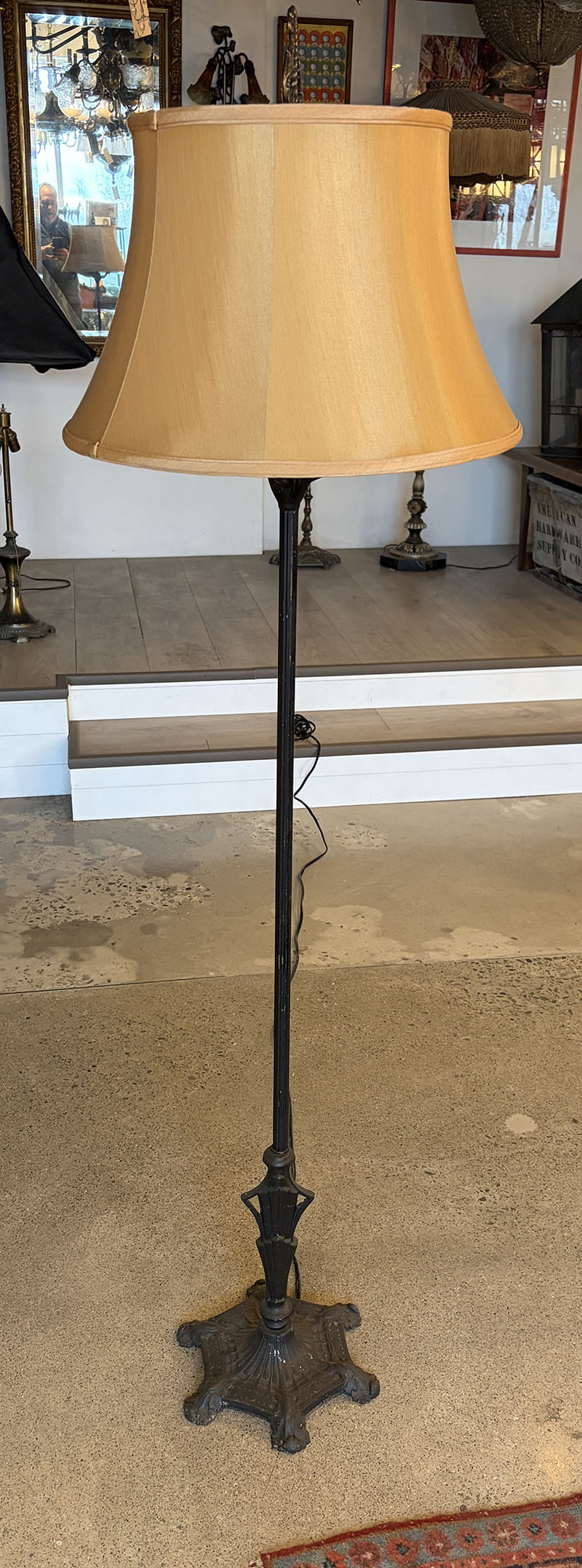 Antique 1930s Art Deco Floor Lamp