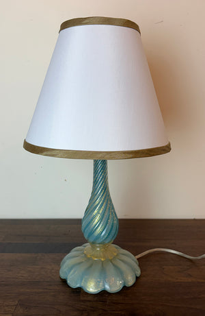 Vintage 1950s Petite Murano Table Lamp