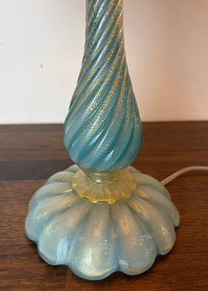 Vintage 1950s Petite Murano Table Lamp