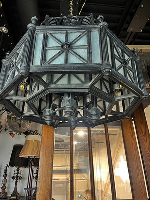 $11k PAIR - Incredible PAIR of Original 1930 Art Deco / Beaux Arts Fixtures From the Canada Life Building in Toronto, Ontario