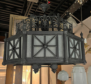 $11k PAIR - Incredible PAIR of Original 1930 Art Deco / Beaux Arts Fixtures From the Canada Life Building in Toronto, Ontario
