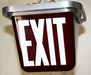old exit sign
