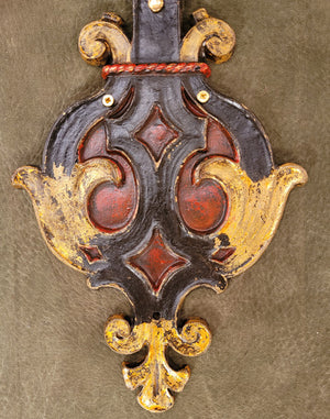 $600 EACH - Circa 1910 Two Light, Beaux Arts Theatre Wall Sconces with Original Painted Finish - SET OF 3 AVAILABLE