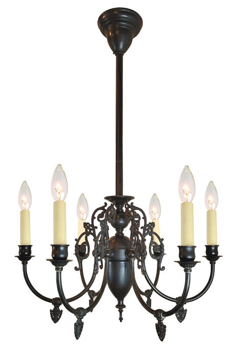 Victoria Chandelier - 6 Light Candle