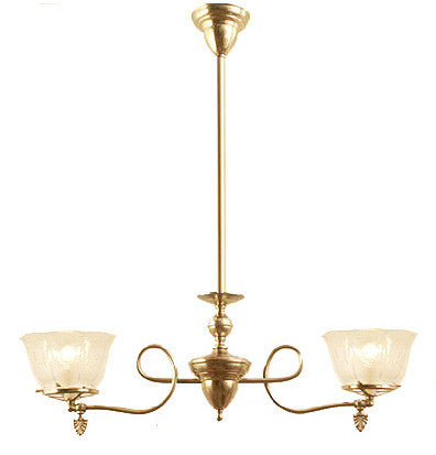 Winchester Chandelier - 2 Light Gas Style