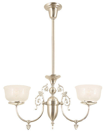 Victoria Chandelier - 2 Light Gas Style