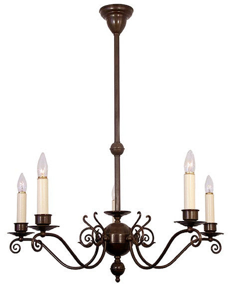 Windermere Chandelier - 5 Light Candle