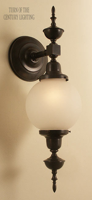 Essex with Top Exterior Wall Sconce