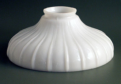 Milk Glass Clamshell Shade